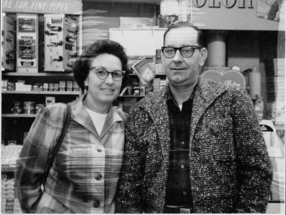 Grandma and Grandpa - at about the time they became Grandparents.